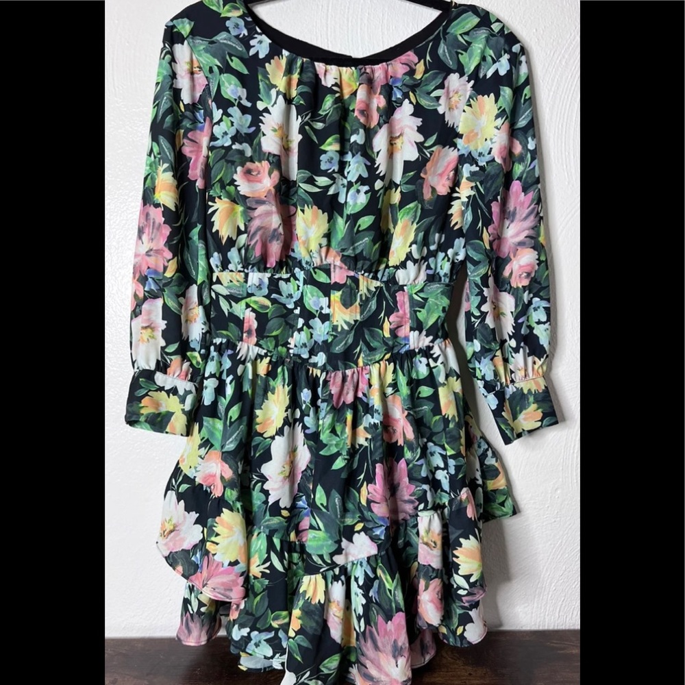 For Love and Lemons Floral Mini Dress